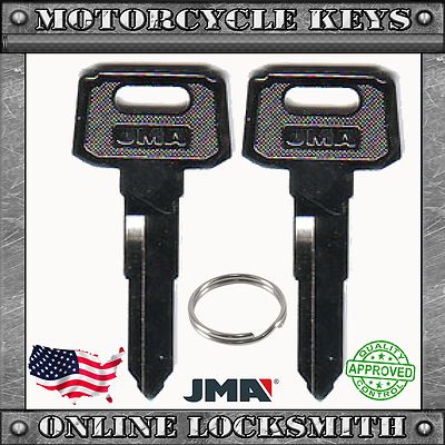 Pair of Uncut Keys For Yamaha Motorcycles Codes: A32010-A79897- YH46 / YAMA-18I