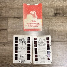 Vintage Tru Vue Film Cards Performing Lion BOA Constrictor Hunt 2 Cards 1956-57