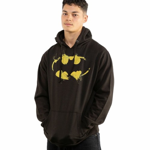 Sudaderas con capucha oficiales de DC Comics para hombre con logotipo de Batman negras S - XXL | eBay