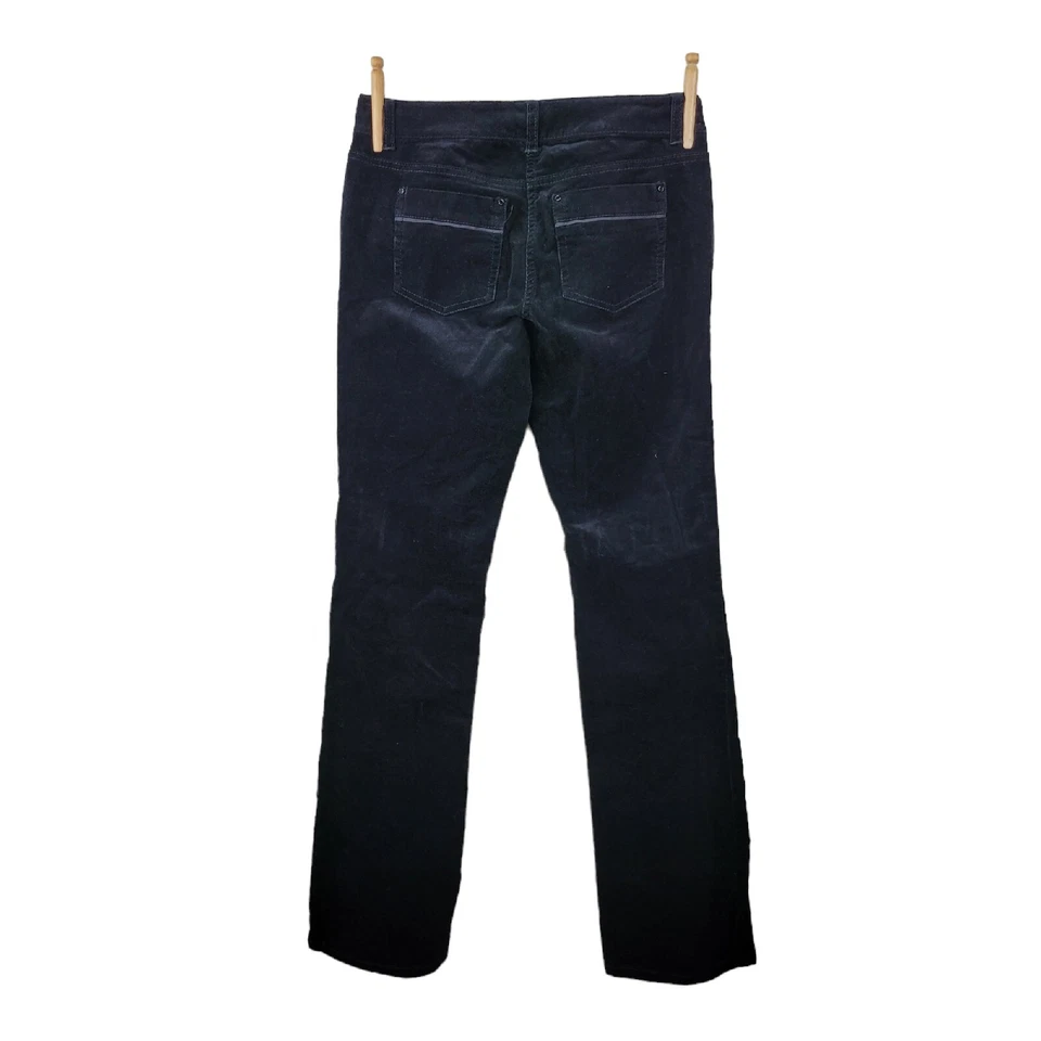 Calça feminina White House Black Market tamanho 0 29" elegante boot cut veludo elástico - Imagem 3 de 4