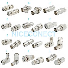 1x BNC Male Female to BNC TNC F Male Female Plug Jack Radio RF Adapter Connector
