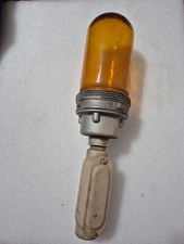 Killark Amber GLASS GLOBE with Industrial Light Fixture Explosion Proof