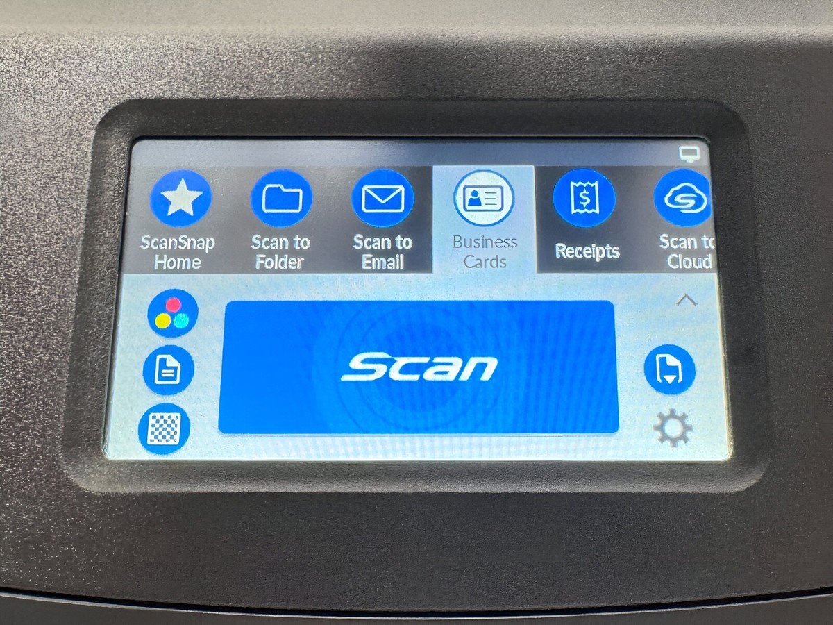 Fujitsu ScanSnap iX1500 Color Duplex Touch Screen Document Scanner