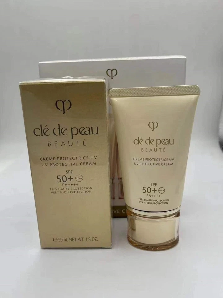 Cle de peau BEAUTE UV Crema Protectora y Protector Solar FPS50+・PA++++ 50g PACK DE 2 Foto 3 de 4