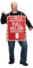 In case of emergency funny adult costume