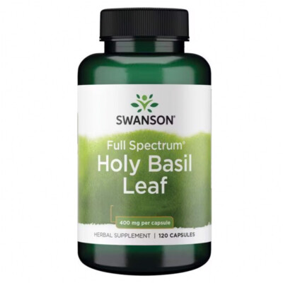 Swanson, Full Spectrum Holy Basil Leaf, 400mg, 120 Kapseln - Blitzversand