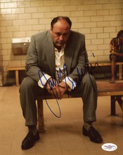 James Gandolfini Signed JSA COA Autographed 8X10 Sopranos Photo Auto D:2013 Tony
