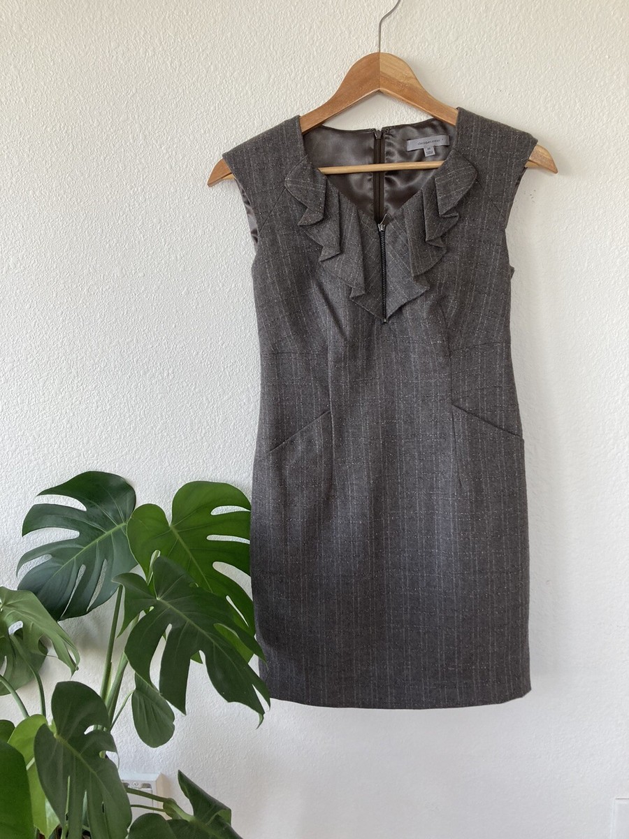 sleeveless fitted dress in good wool Theory Sleeveless Stretch Wool Sheath Dress in Black at Nordstrom, Size 16
