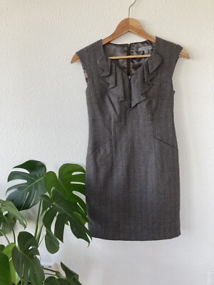 Classiques Entier Sleeveless Fitted Wool Dress Size 00 | eBay
