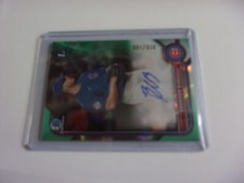 2022 Bowman Chrome Draft Brandon Birdsell Aqua Lava Refractor Auto #10/199 Cubs