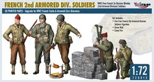 MIRAGE 720013 1:72 FRENCH 2nd ARMORED DIVISION SOLDIERS [FIGURE SET]