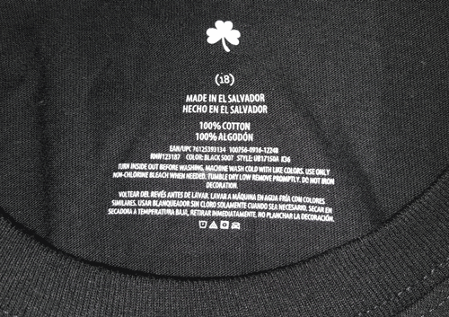 Shamrock Irish T-shirt XL w/ Ireland green clover skull - FREE matching hat - Picture 2 of 5