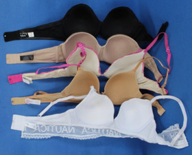 Nautica Xhilaration Natori Aubade & more Lined T-shirt Bra Lot Size 34C #H4780