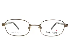 Easy Twist Kids Eyeglasses Frames Mod.854 10 Light Brown Oval Wire Rim 43-17-125