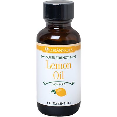 LorAnn Lemon Oil 1 Fl Oz Natural Flavoring Essential Oil for Baking and Aroma...