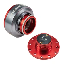 RED Steering Wheel Quick Release Hub Adapter Snap Off Boss Kit Universal New 