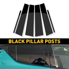 For 2012-17 Toyota Camry Glossy Black Pillar Door Post Trim Car Auto Accessories