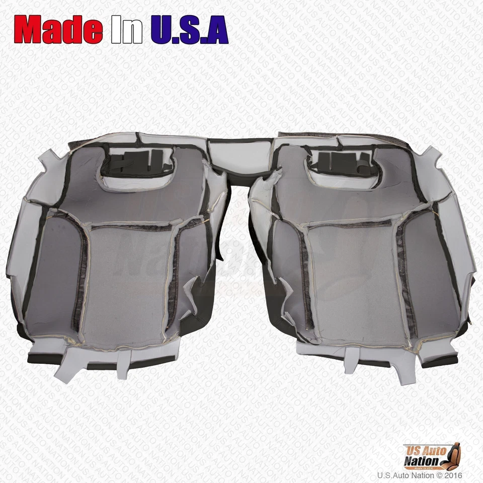 Para Lexus GS350 GS450H GS460 2010 2011 banco trasero inferior y superior cubierta de cuero negro Foto 3 de 4