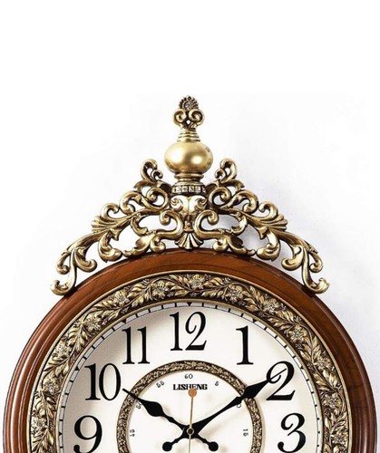 Elegant, Traditional, Decorative, Hand Painted Modern Grandfather Wall Clock - Picture 7 of 10