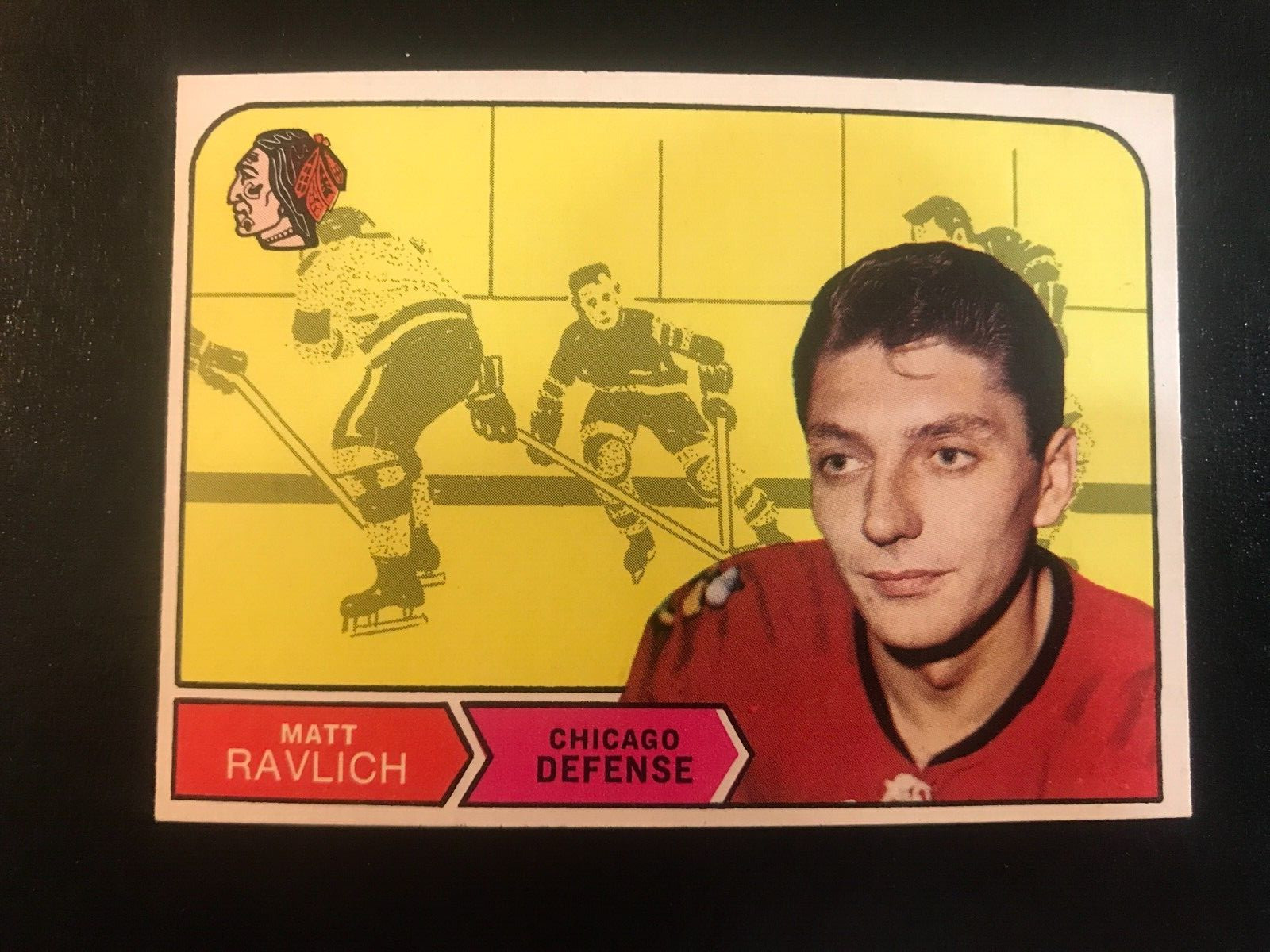 1968 - 69 OPC Hockey Matt Ravlich #152 - Chicago Black Hawks - NMNT