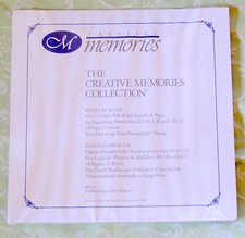 Creative Memories 12x12 Single Side White Ruled Scrapbook Pages  RCM-12R