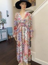 Zara Woman's SS22 RUFFLED DRESS WITH BOWS Swiss Dot Size S,M: NWT SS22