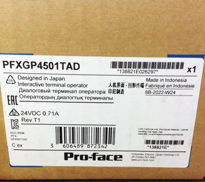 Pro-face PFXGP4501TAD GP-4501T PROFACE Touch Screen Touch Panel HMI New