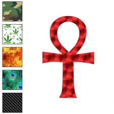Ankh Key of Life, Vinyl Decal Sticker, 40 Patterns & 3 Sizes, #55