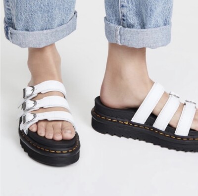 Dr. Martens Blair Unisex Sandals. US Men’s 10/Women’s 11.5/EUR 43. New Womens Dr. Martens Blaire Sandal - Black | Journeys main image 2