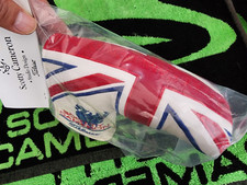 Rare Scotty Cameron 2014 British Flag White Union Jack UK Flag Putter Headcover