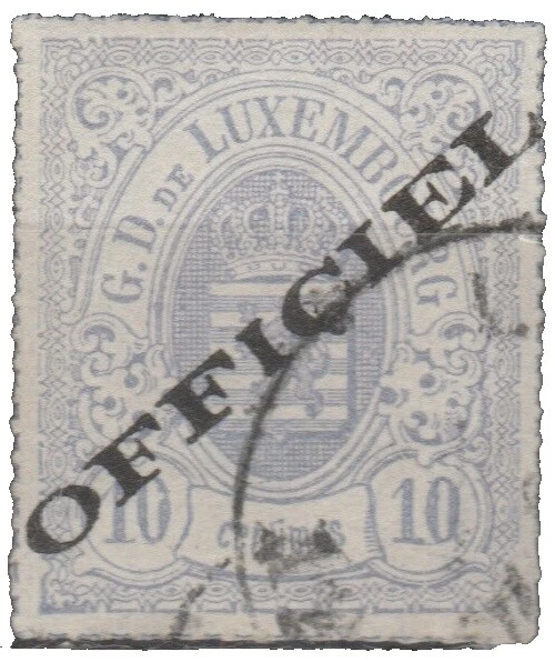 Estampillas de contraportadas de usado Luxemburgo