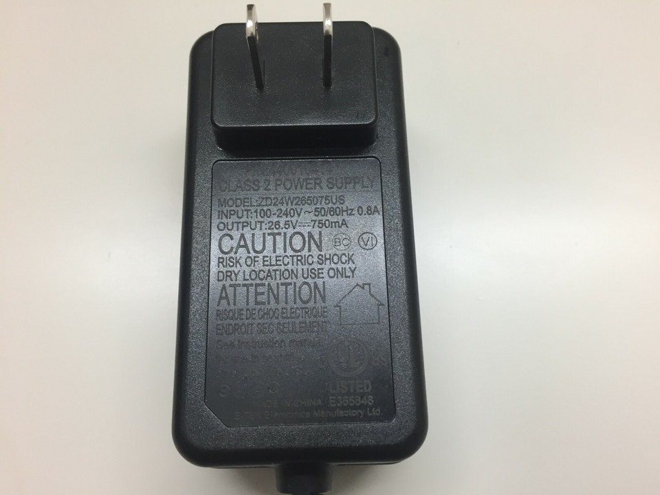 Hoover Impulse Cordless Stick Vacuum Cleaner BH53000 Charger Ac Adapter