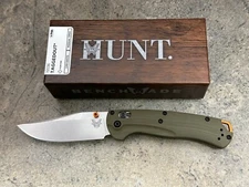 Benchmade HUNT Taggedout Folding Knife 15536 OD Green G10 Handle CPM-S45VN Blade