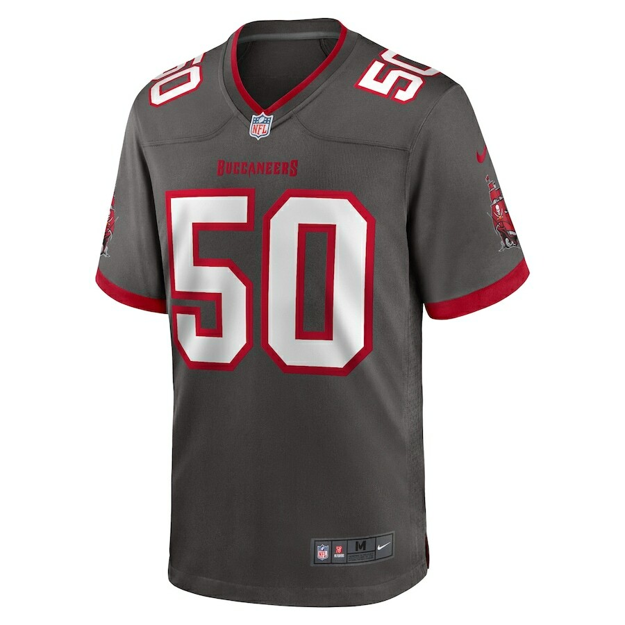 Tampa Bay Buccaneers Vita Vea #50 Nike Pewter 2025 Official NFL