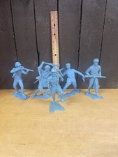 Plastimarx Toys/Mexico Set of 5 World War II Russian Soldiers 5" to 6" Tall
