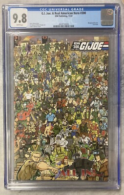 G.I. JOE #300 9.8 GRADED CGC WRAPAROUND LAST ISSUE 2022 SULLIVAN COMIC BOOK BF