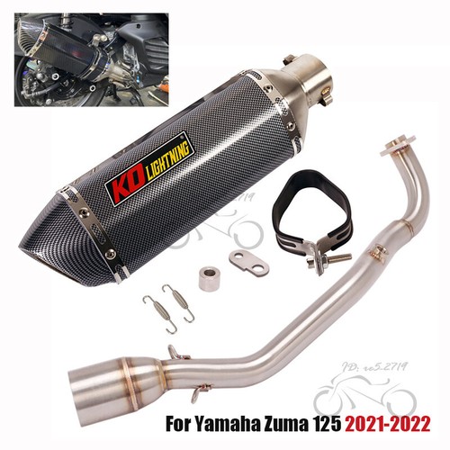 For Yamaha Zuma 125 20212022 Exhaust System Muffler Tips 370mm Front