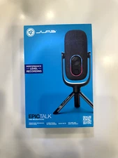 JLab Epic Talk USB Microphone Black, NEW