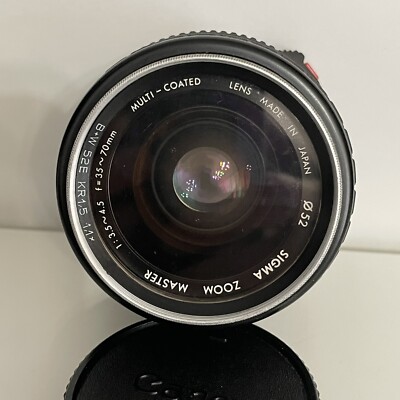 Sigma Zoom Master 35-70mm f/3.5-4.5 Zoom Lens - Canon FD Mount - A-1, AE-1 etc.