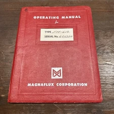 Magnaflux Type FM-610 Portable Magnetometer-Gradiometer Operating Instrictions