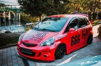 Maxton Design Heckspoiler Lippe Passend FüR Honda Jazz MK1 Schwarz Hochglanz