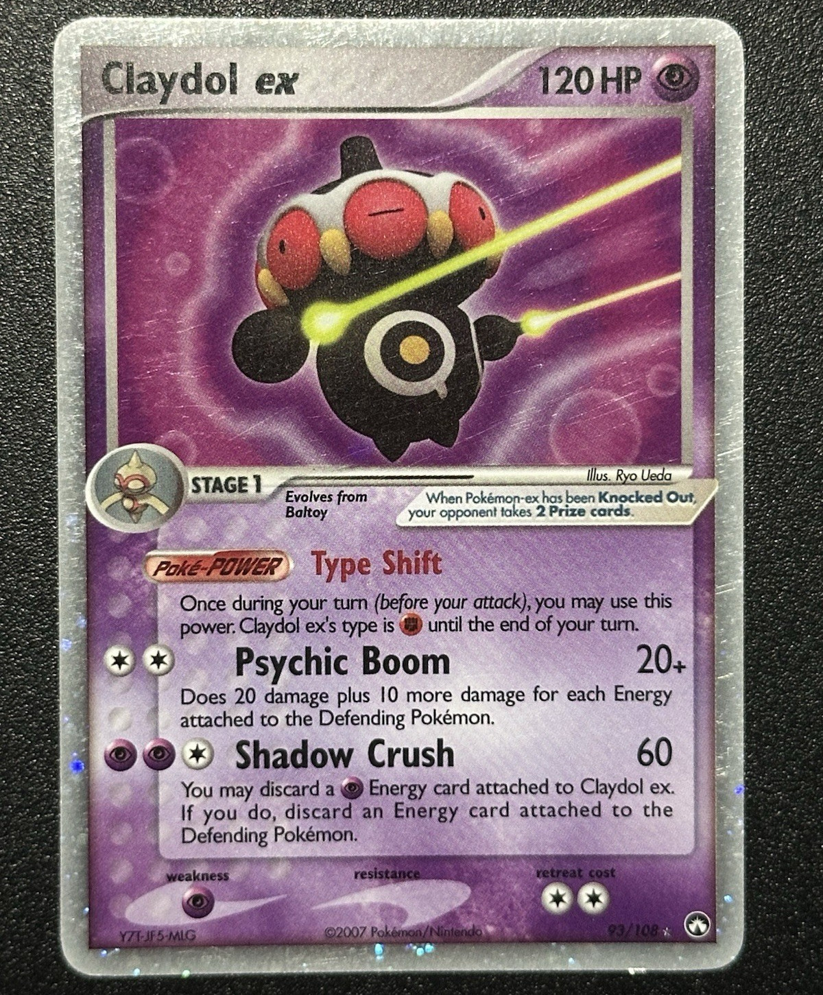 Pokemon Claydol ex EX Power Keepers Ultra Rare Holo 93/108 120HP ENG