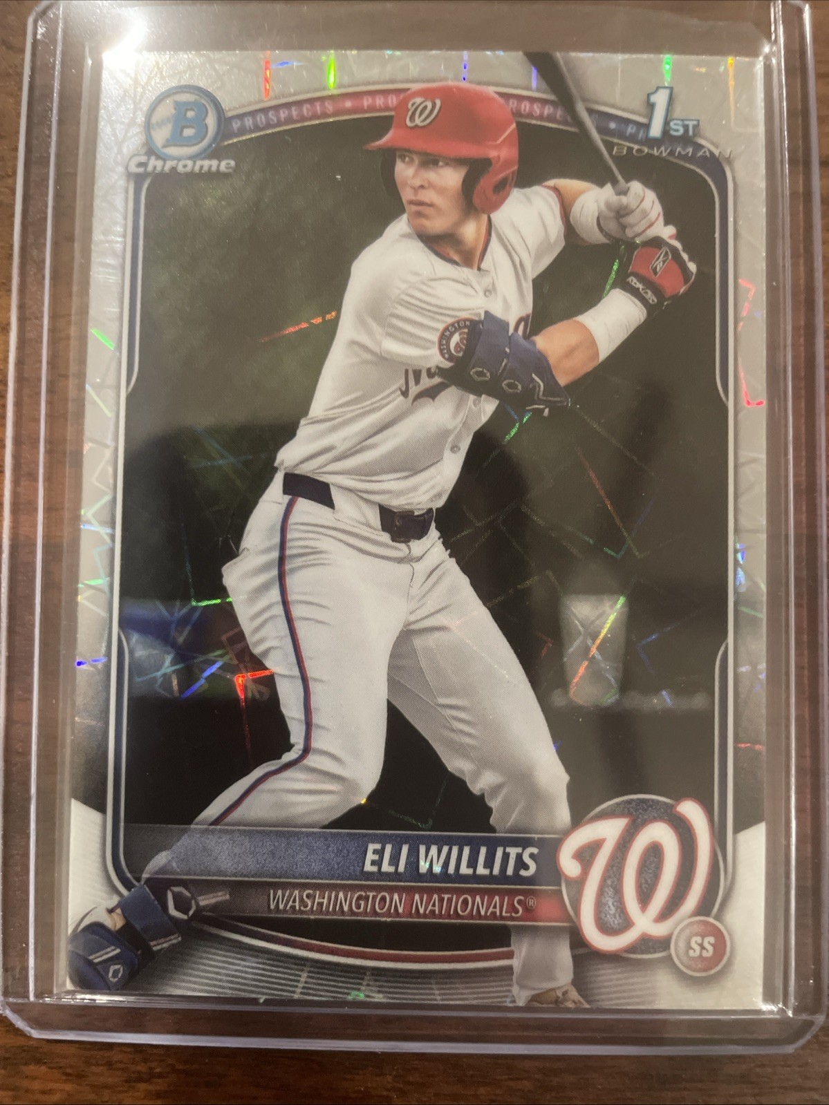 2025 Bowman Draft #BDC-1 Eli Willits Chrome Laser Refractor