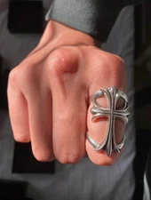 Chrome Hearts Style (imitation) Ring Size 10