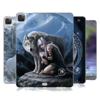 OFFICIAL ANNE STOKES WOLVES SOFT GEL CASE FOR APPLE SAMSUNG KINDLE