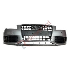 AUDI A4 B8 2008-2011 BUMPER FRONT SILVER