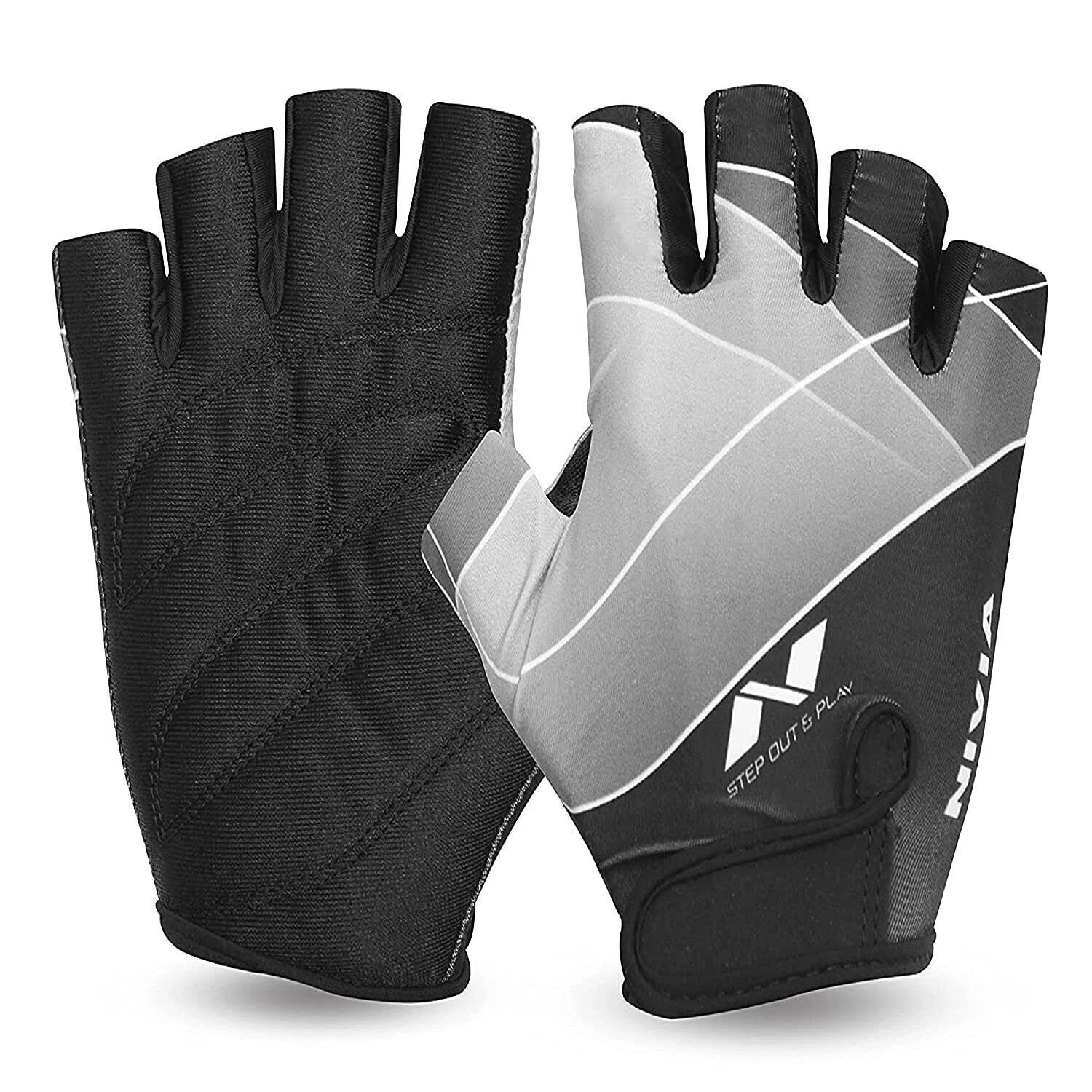 NIVIA Half-Finger Sports Glove Anti-Slip Outdoor Driving For Unisex - CA