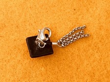 Thomas Sabo Silver & Black Enamel Mortar Board Graduation Charm