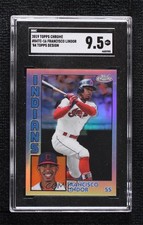 2019 Chrome 1984 Topps Refractor Francisco Lindor #84TC-16 SGC 9.5 Mint+ hg6