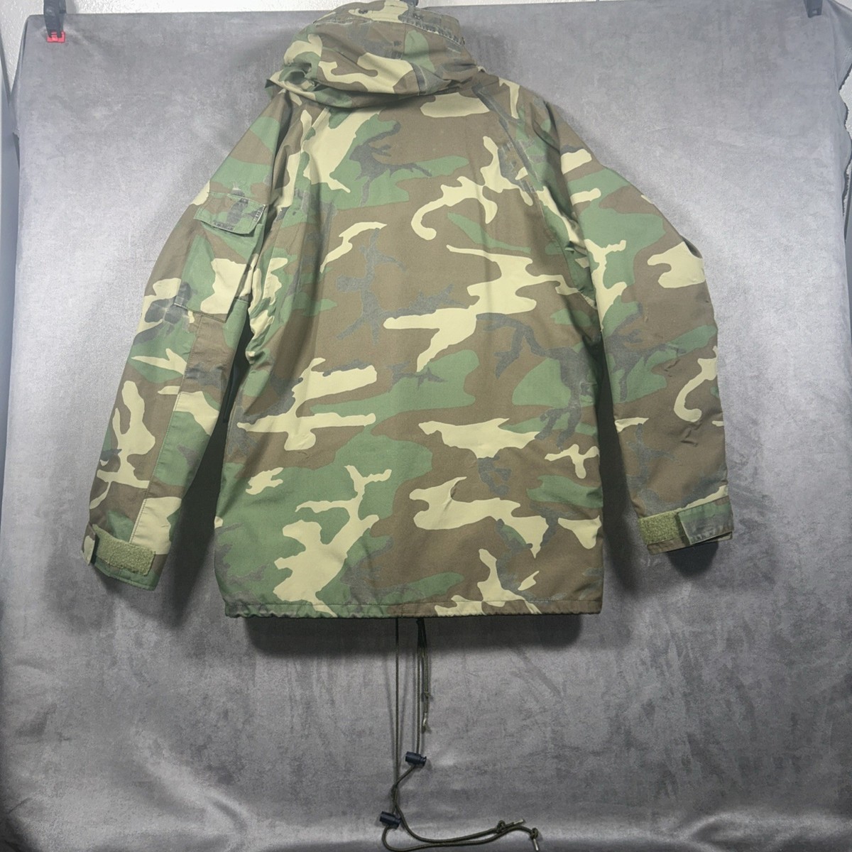 Alpha Industries Parka Cold Weather Camo Jacket Mens Medium Long